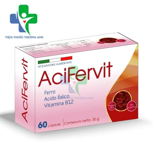 AciFervit - Hỗ trợ quá trình tạo hồng cầu, giảm nguy cơ thiếu máu