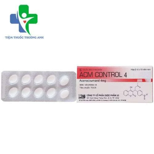 ACM Control 4 F.T Pharma - Điều trị nhồi máu cơ tim