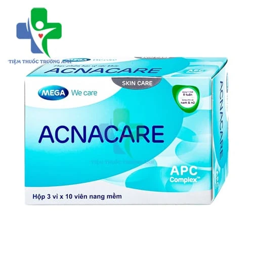 Acnacare Mega We Care - Viên uống trị mụn và viêm tuyến bã nhờn