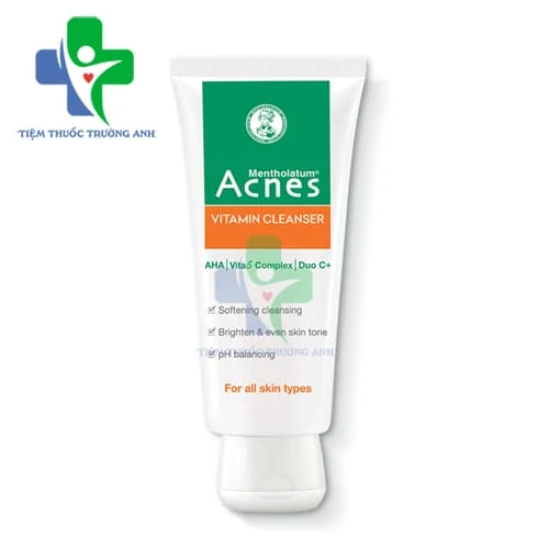 Acnes Vitamin Cleanser 100g Rhoto - Kem rửa mặt