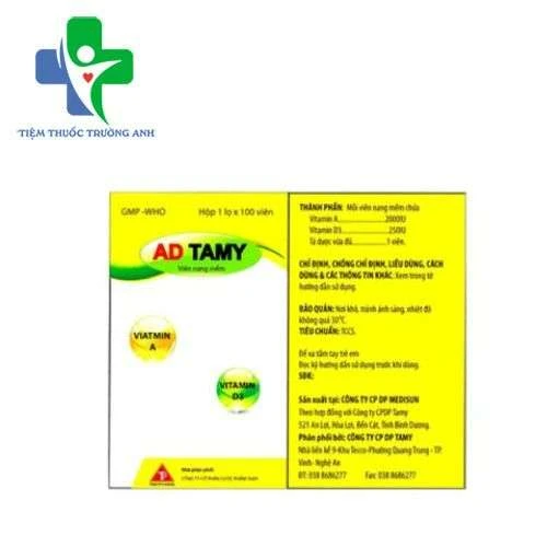AD Tamy Medisun - Bổ sung vitamin A và Vitamin D