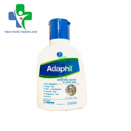 Adaphil 125ml - Sữa rửa mặt làm sạch da dịu nhẹ
