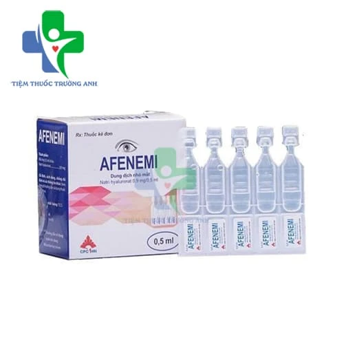 Afenemi - Thuốc điều trị tình trạng khô mắt, rối loạn biểu mô giác mạc