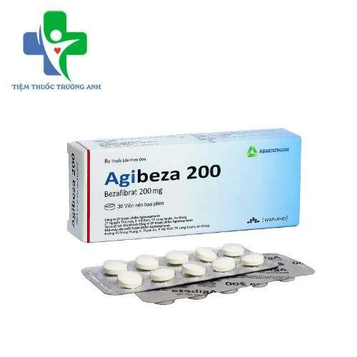 Agibeza 200 Agimexpharm - Điều trị tăng lipoprotein máu