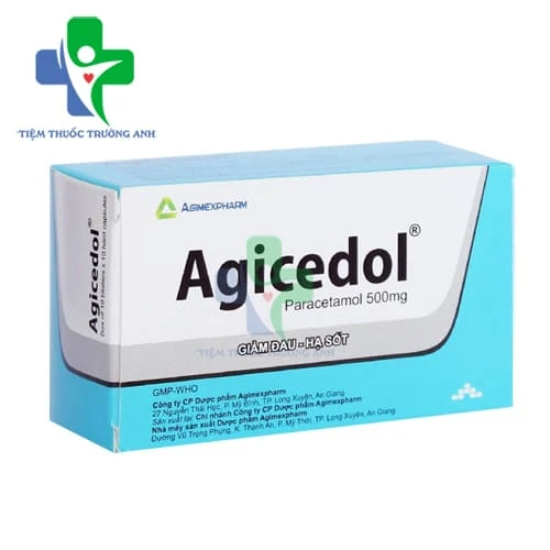 Agicedol 500mg Agimexpharm - Thuốc điều trị cảm cúm