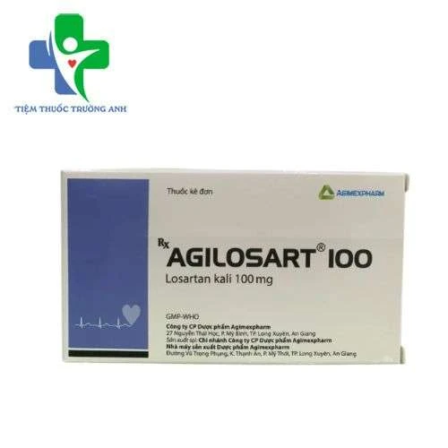 Agilosart 100mg Agimexpharm - Điều trị tăng huyết áp ở người lớn