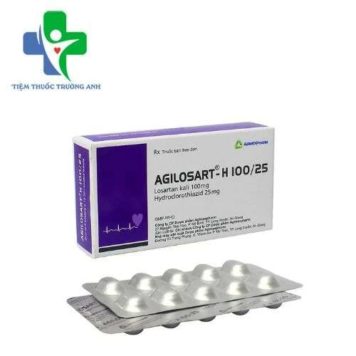 Agilosart-H 100/25 Agimexpharm - Điều trị tăng huyết áp vô căn ở người lớn