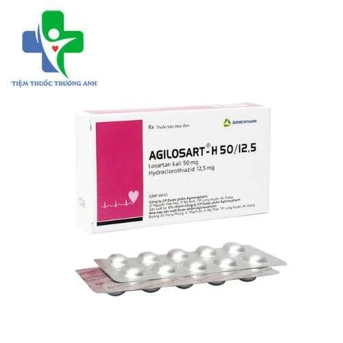Agilosart -H50/12,5 Agimexpharm - Điều trị tăng huyết áp hiệu quả