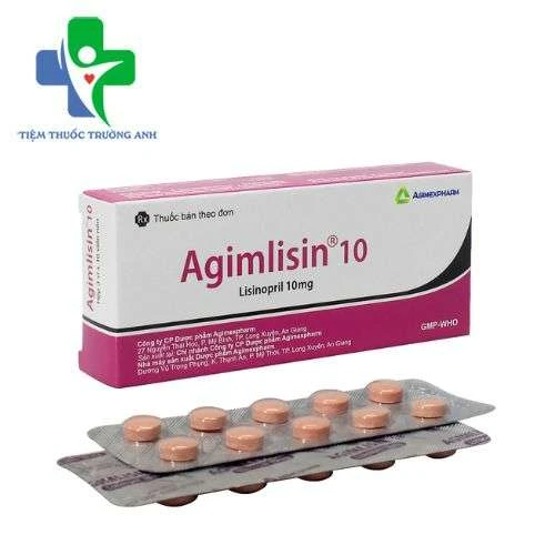 Agimlisin 10 Agimexpharm - Điều trị tăng huyết áp và suy tim