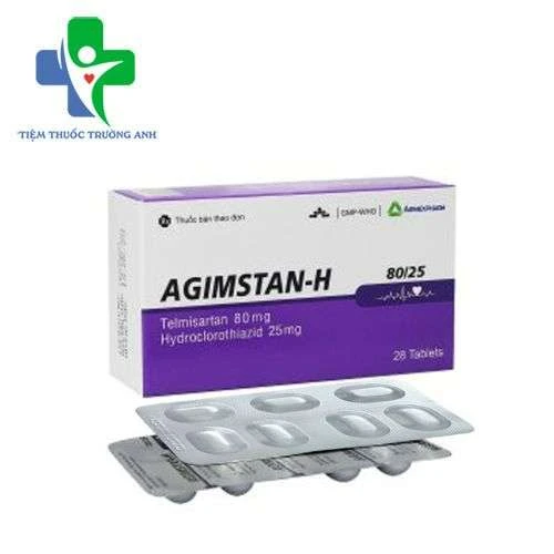 Agimstan-H 80/25 Agimexpharm - Ðiều trị cao huyết áp vô căn