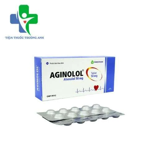 Aginolol 50 Agimexpharm - Dùng cho bệnh nhân tăng huyết áp