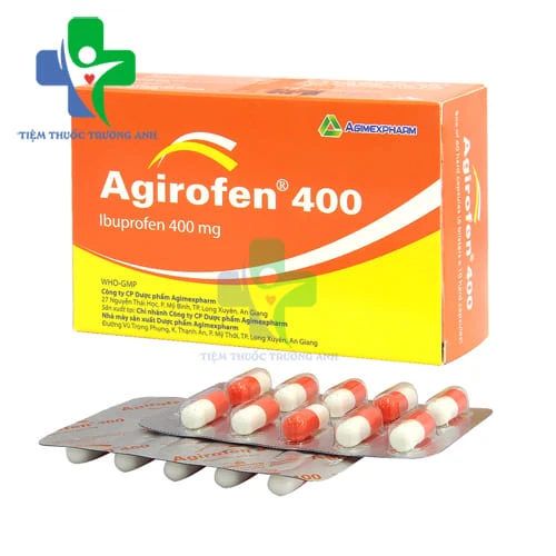 Agirofen 400 Agimexpharm - Thuốc giảm đau và chống viêm hiệu quả