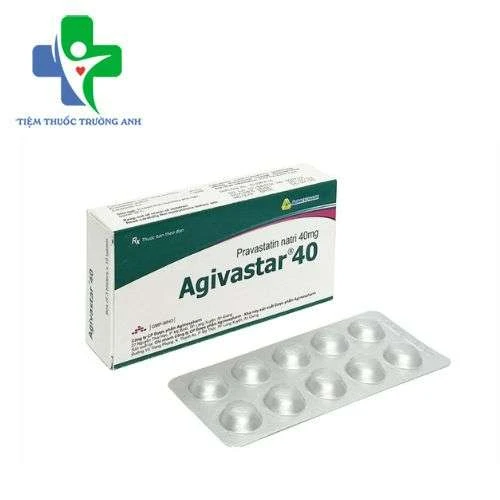 Agivastar 40 Agimexpharm - Hỗ trợ người tăng cholesterol máu