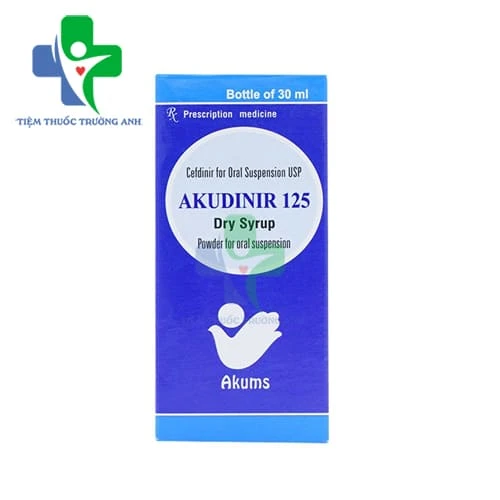 Akudinir 125mg Akums - Thuốc điều trị nhiễm khuẩn