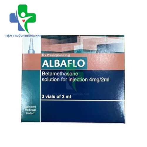 Albaflo 4mg/2ml - Thuốc điều trị các rối loạn cấp và mãn tính đáp ứng với corticosteroid