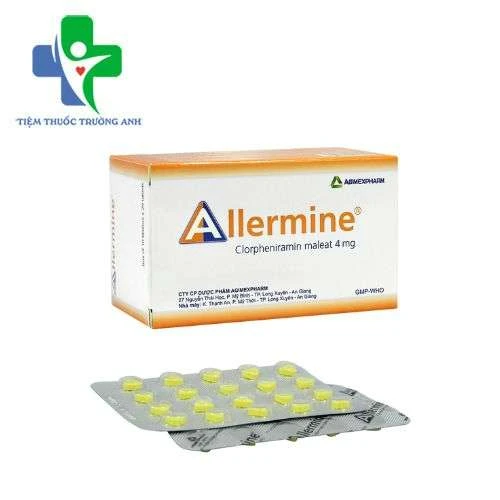Allermine Agimexpharm - Bệnh do dị ứng cấp và mãn tính đường hô hấp
