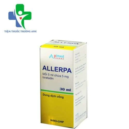 Allerpa Apimed - Hỗn dịch uống chống viêm mũi dị ứng và phát ban