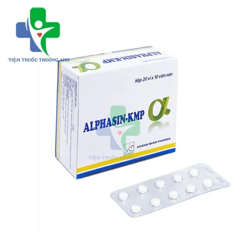 Alphasin-KMP - Viên uống hỗ trợ làm giảm phù nề