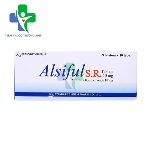 Alsiful S.R. Tablets 10mg Standard Pharm - Thuốc điều trị phì đại tuyến tiền liệt lành tính