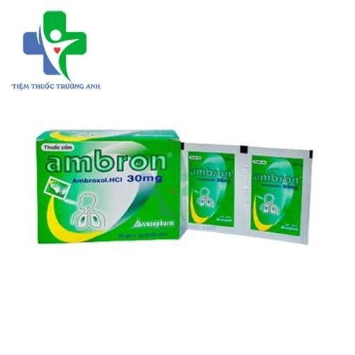 Ambron 30mg Vacopharm (bột) - Điều trị các bệnh cấp và mãn tính đường hô hấp
