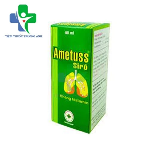 Ametuss 60ml OPV - Ðiều trị triệu chứng ho do họng và phế quản