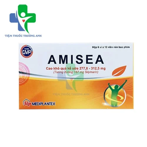Amisea Mediplantex - Thuốc hỗ trợ điều trị các bệnh lý về gan