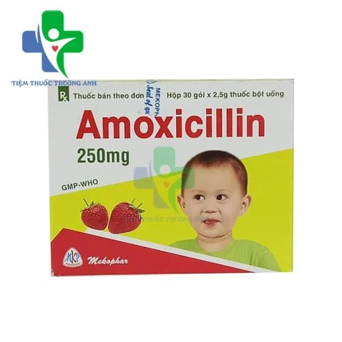 Amoxicillin 250mg Mekophar (bột) - Thuốc điều trị nhiễm khuẩn