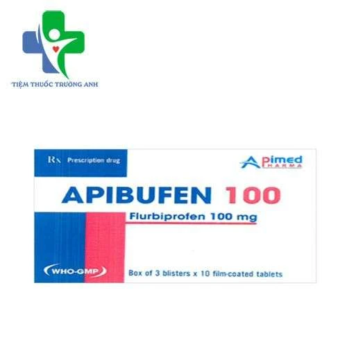 Apibufen 100 Apimed - Điều trị đau bụng kinh, viêm gân cấp tính
