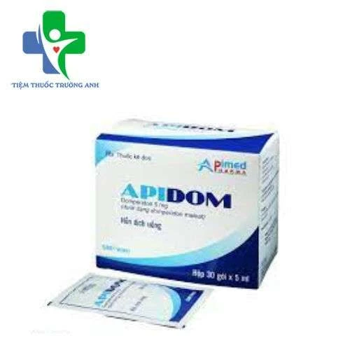 Apidom Apimed (dạng gói) - Điều trị các triệu chứng của buồn nôn