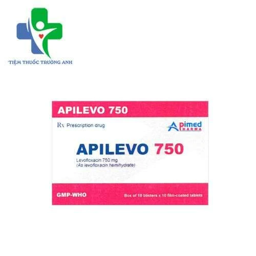 Apilevo 750 Apimed - Điều trị nhiễm khuẩn hiệu quả