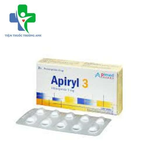 Apiryl 3 Apimed - Điều trị đái tháo đường tuýp 2