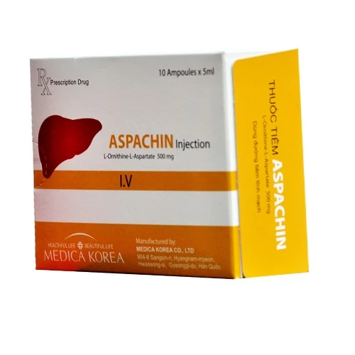 Aspachine Injection 10 ống/5ml - Thuốc hỗ trợ điều trị viêm gan hiệu quả 