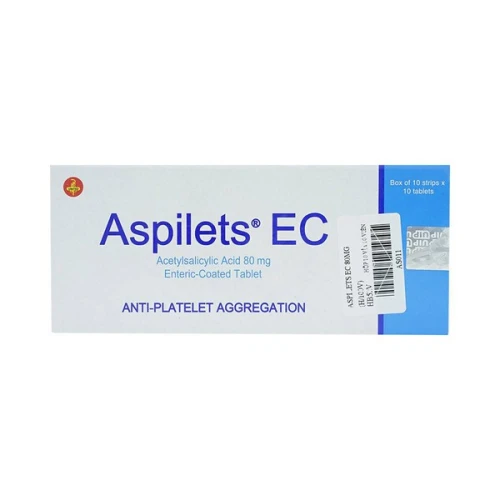 Aspilets Ec - Thuốc giảm đau chống viêm và chống kết tập tiểu hiệu quả