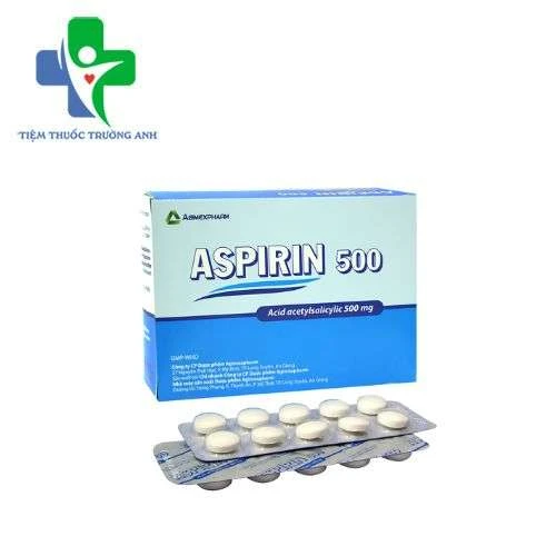 Aspirin 500mg Agimexpharm - Thuốc giảm đau từ nhẹ đến vừa