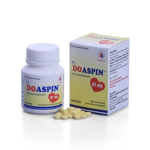 Aspirin 81Mg Lọ 100V Domesco