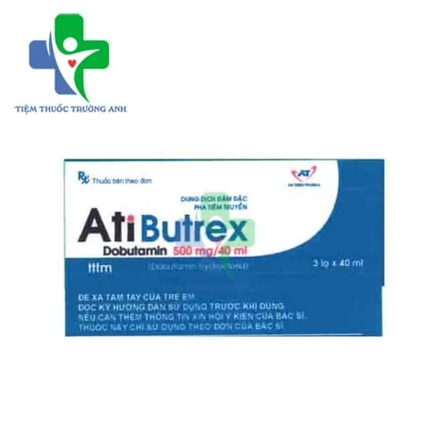 Atibutrex 500mg/40ml An Thiên - Thuốc điều trị suy tim sung huyết