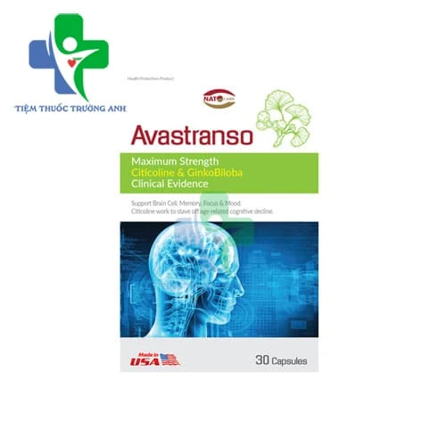 Avastranso - Giúp hoạt huyết, tăng cường máu lên não hiệu quả