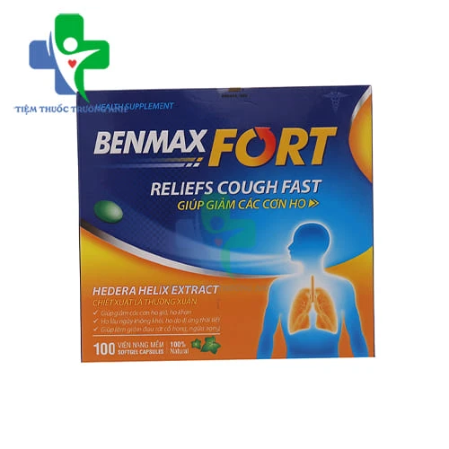 Benmax Fort - Giúp giảm các triệu chứng của viêm họng