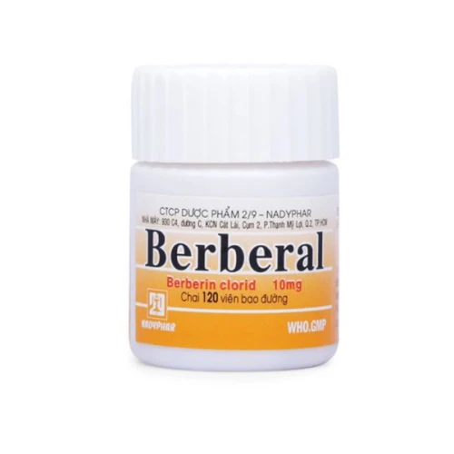 Berberal điều trị kiết lị, tiêu chảy