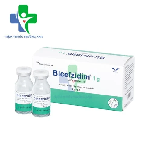 Bicefzidim 1g - Thuốc điều trị bệnh nhiễm trùng