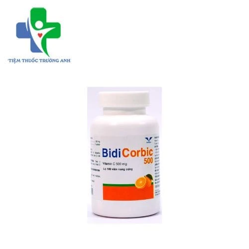 Bidicorbic 500mg Bidiphar - Hỗ trợ các trường hợp thiếu hụt Vitamin C