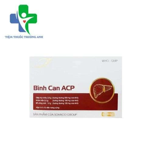 Bình can ACP Medisun - Điều trị viêm gan mãn tính do siêu vi B