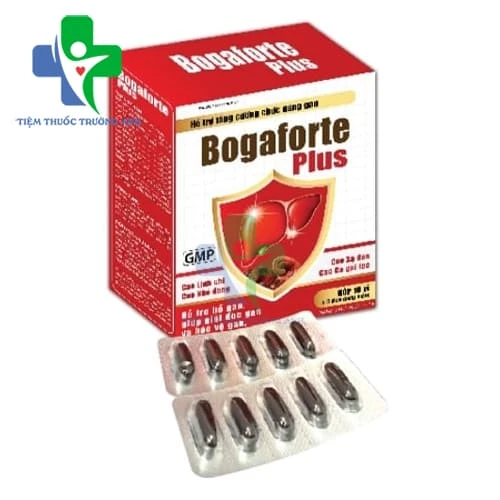 Bogaforte Plus Santex - Hỗ trợ tăng cường chức năng gan hiệu quả