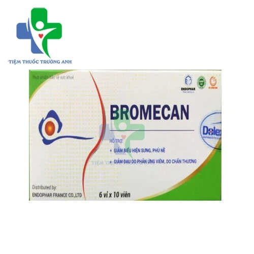 Bromecan - Hỗ trợ giảm biểu hiện sưng, phù nề, đau