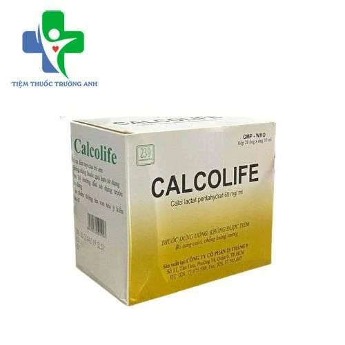 Calcolife Nadyphar - Giúp hỗ trợ các trường hợp thiếu hụt Calci