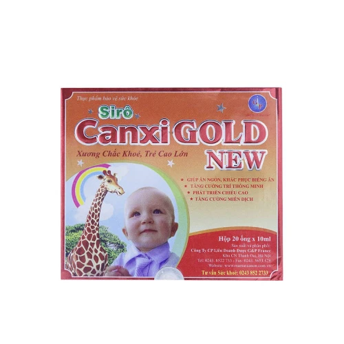 Canxi Gold New Gp France - Hỗ trợ bổ sung canxi