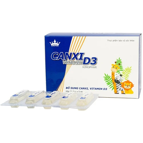Viên uống Canxi Vitamin D3 Kingphar (30 ống/ 5ml)