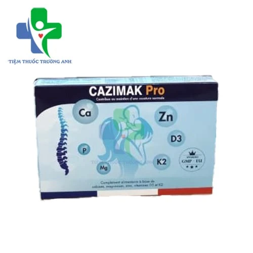 Cazimak Pro - Bổ sung canxi, Vitamin D3 và K2 cho cơ thể