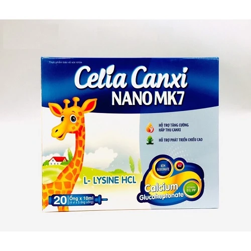 Celia canxi nano MK7 - Giúp bổ sung canxi và phát triển chiều cao