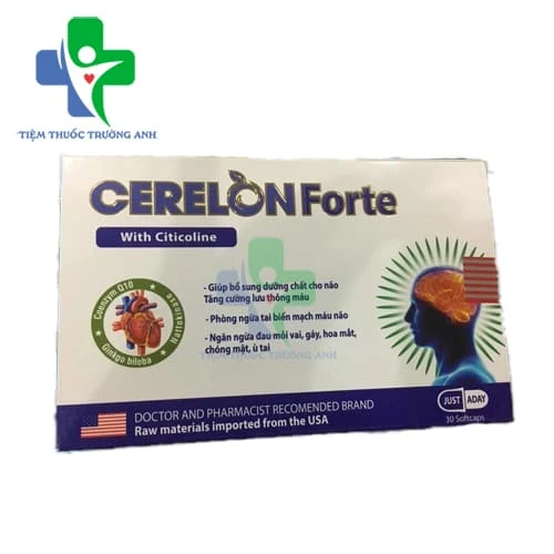 Cerelon Forte - Viên uống bổ sung dưỡng chất cho não